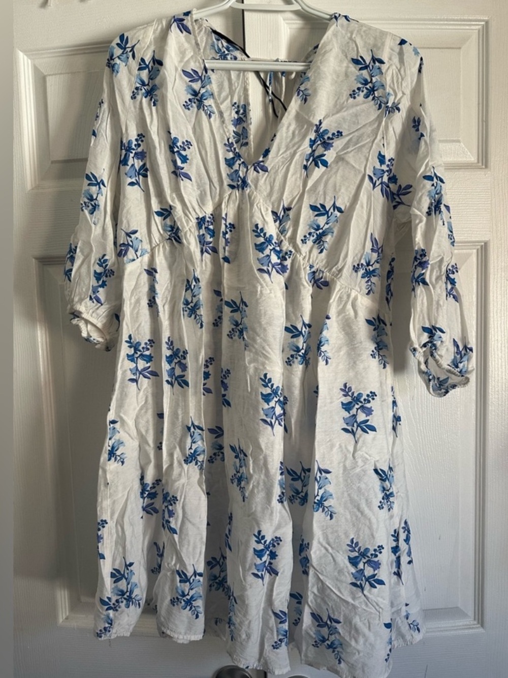 ❤️‍🔥H&M Floral Oversized Shirt Dress